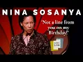 Nina Sosanya reads a letter from a wife to her husband on her birt ay