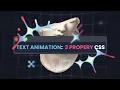 Crazy Text Animation Using Only 3 CSS Properties for Frontend Developers