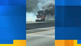 Vehicle fire shuts down I-75 N near Powell TDOT says