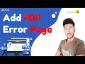 Add 404 Error Page Express JS