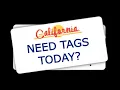 Vehicle title transfer CA - Front Part Only