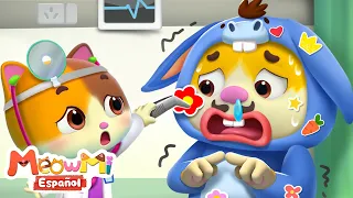 Animal Hospital | Canción de Doctor😷 | Canción Infantil | MeowMi Family Show Español