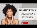 Beautypedia Ingredient Checker