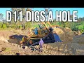 Lagu Big D11 Bulldozer Digs A BIG Hole!!