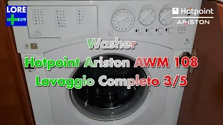WASHER Hotpoint Ariston AWM 108 Lavaggio Completo Full Wash 3 5 LORE 