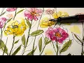 Download Lagu Watercolor Journal Day 222 (Zinnia's Line and Wash)