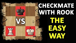 Download How to Checkmate with a Rook \u0026 King | Chess Endgame Basics, Strategy, Moves \u0026 Ideas to Win MP3