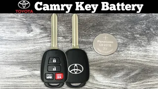 How To Replace 2015 - 2017 Toyota Camry Remote Key Fob Battery