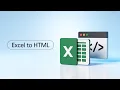 Excel to HTML How to Convert Files from Excel to HTML