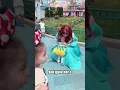 Flounder Meets Ariel At Disneyland