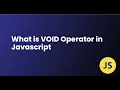 What is VOID Operator in