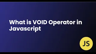 What is VOID Operator in