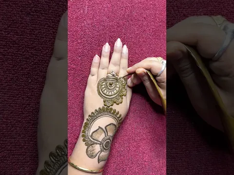 Unique Arabic style henna mehndi designs #shorts #mehndi
