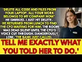 She Triggered His Compliance Trap A Corporate Endgame