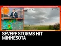 Severe Storms Tornado Warnings in Minnesota