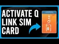 How To Activate Q Link SIM Card How To Set Up And Use Your Q Link SIM Card