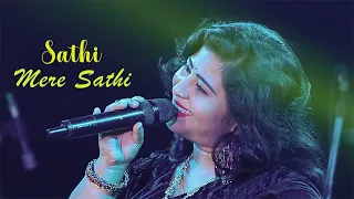 sathi mere sathi veerana 1988 songs kavita krishnamurthy jasmin cover by mampi