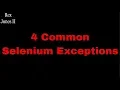 4 Common Selenium Exceptions 75