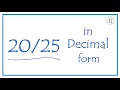 as a Decimal
