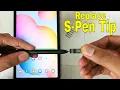 Samsung Galaxy Tab S6 Lite Replacement S-Pen Tips How to change S Pen Nibs