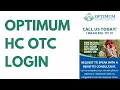 Your Optimum Healthcare OTC Login Sign in Order Online