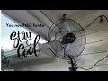 20 Inch Wall Mount Oscillating Fan 3 Speeds for Garage Warehouse Workshop Basement Porch