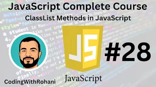 JavaScript Complete Course ClassListMethods CodingWithRohani