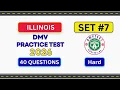 Illnois DMV Practice Test 2026 Hard 40 REAL TEST QUESTIONS SET DMV Driving Test DMV Test