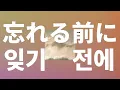 이 마법이 풀리기 전에🌹: 바운디 - 잊기 전에(忘れる前に) [가사/발음/한글 자막/해석]