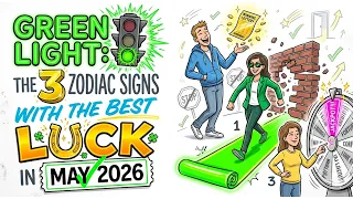 GREEN LIGHT The 3 Zodiac Signs With the Best Luck in May 2026