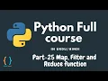 Python Tutorial for Beginners - Filter map and reduce functions in Python