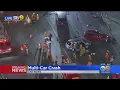 Multiple People Injured In 3-Car Crash In Van Nuys