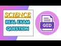 GED Members Only Science Exam Real Question Atomic Structure for Regular Students
