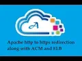 http to https redirection for Apache and Nginx by AWS Avinash Reddy