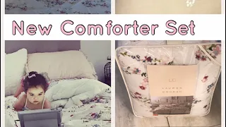 Our New Bedding Set Comforter kohl s Lauren Conrad Bed Room