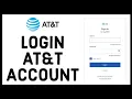 How to Login AT T Account ATT Account Login - Sign In on Web Browser