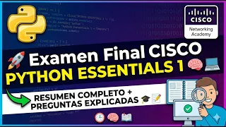 Cisco Python Essentials 1 Final Exam Complete Review Explained Questions