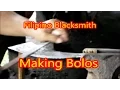 Filipino Blacksmith - Making Bolos