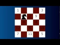 Knights tour solved for 5x5 chessboard