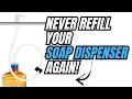 Never Run Out of Kitchen Soap Again No-Refill Soap Dispenser Kit