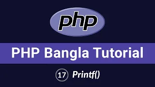 PHP Bangla Tutorial Beginner to Advanced Printf Function