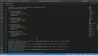 Weather Forecasting App using Tkinter Python