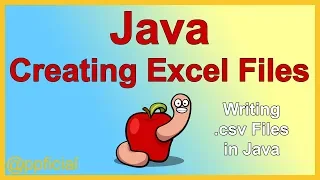 How to Create an Excel File in Java - Writing a CSV File