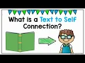 Making Text to Self Connections Kindergarten and First Grade