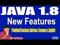 Java 1 8 New Features Predefined Functional Interfaces Consumer Supplier - 24 by Durga Sir