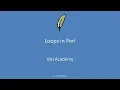 perl lec6 loops While for foreach and Until loop explained with example
