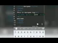 Marquee tag in HTML HTML scrolling text using anWriter App on Android Mobile how to Scroll text