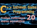 Intermediate C Game Programming DirectX rvalue reference move semantics Tutorial 20