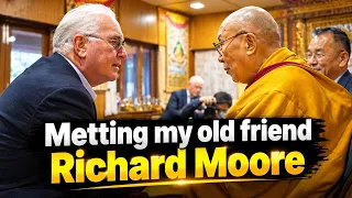 Dalai blessings to devotees and met one of his old friend || friendship of Dalai Lama 