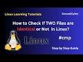 How to Check If TWO Files are Identical or Not in Linux Using cmp Command Secure 2 Cyber